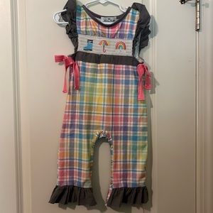 Marie Nicole ruffled romper